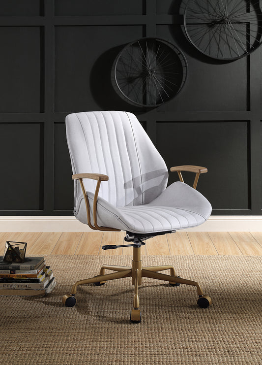 ACME Hamilton Office Chair in Vintage White Finish 93241