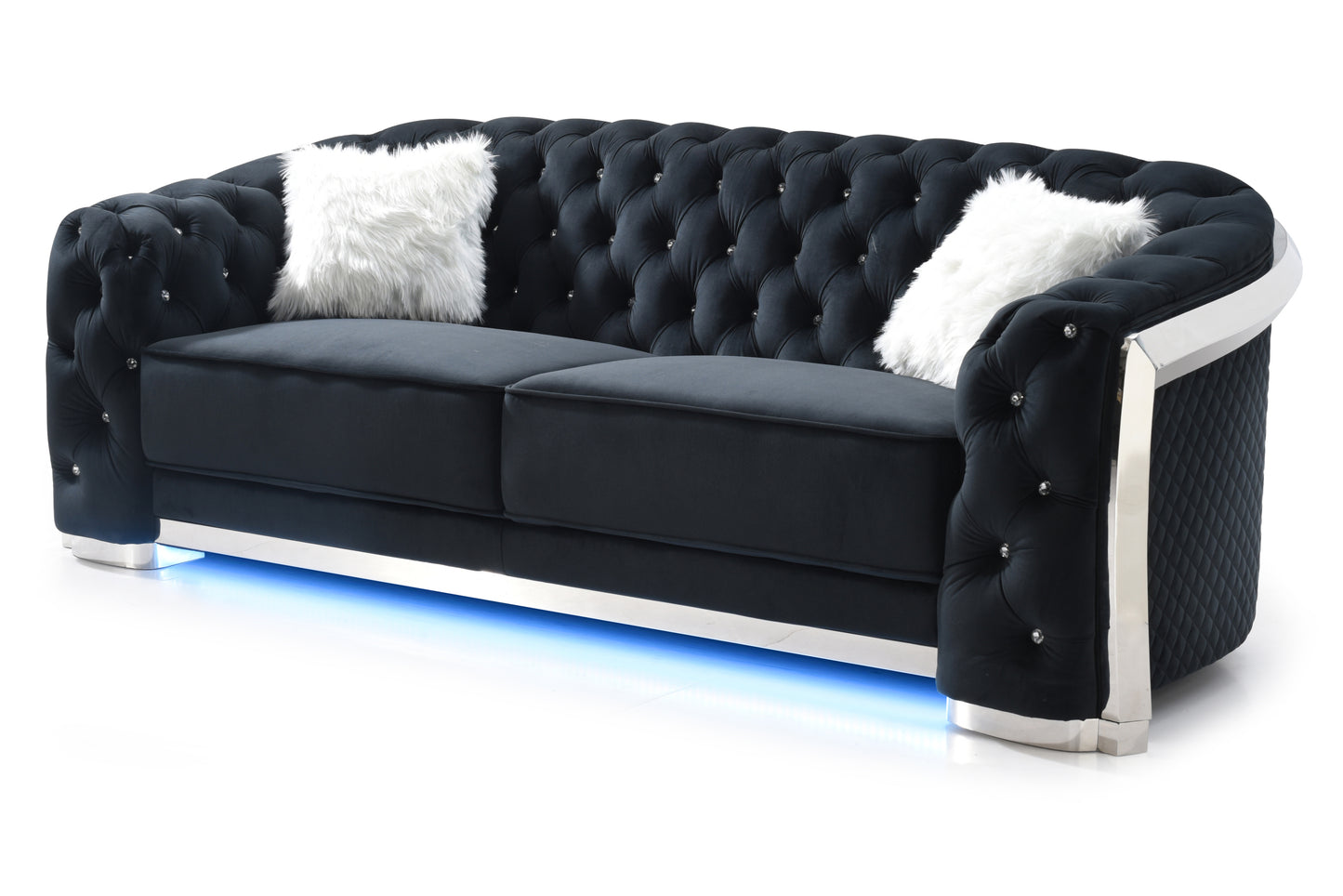 Glory Furniture Sapphire G0593A-S Sofa , Black