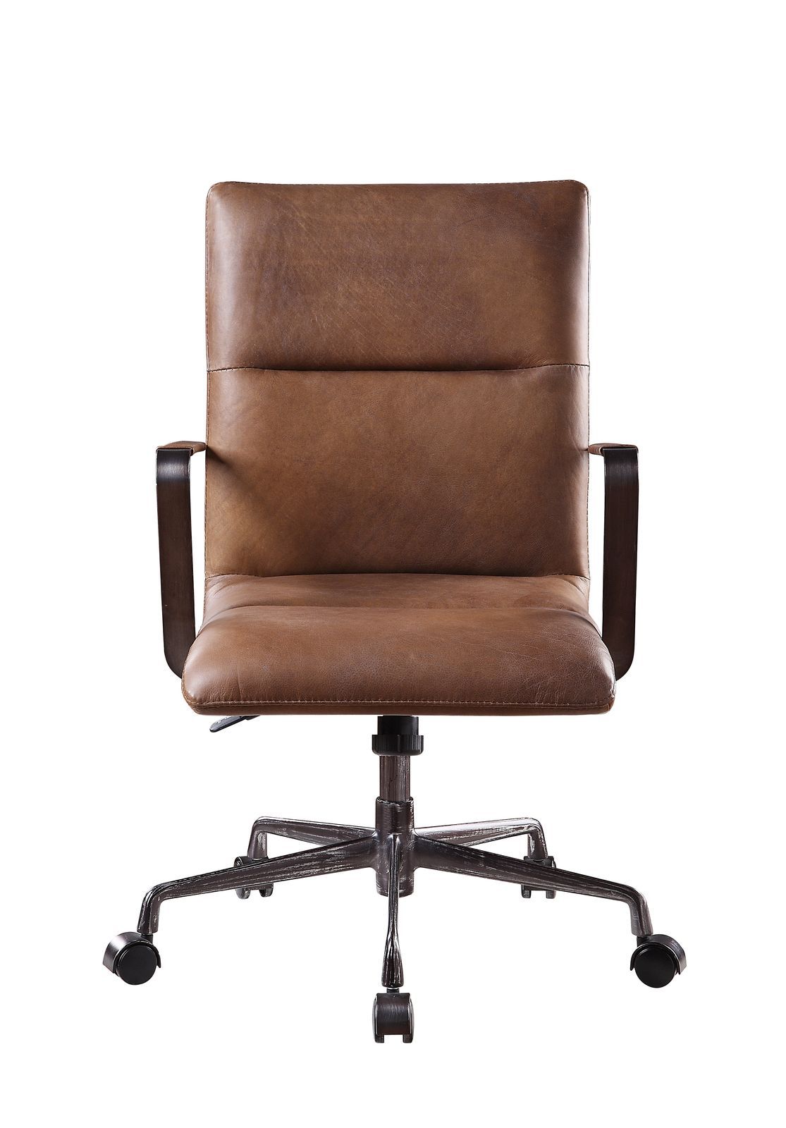 ACME Indra Office Chair, Vintage Chocolate Top Grain Leather 92568