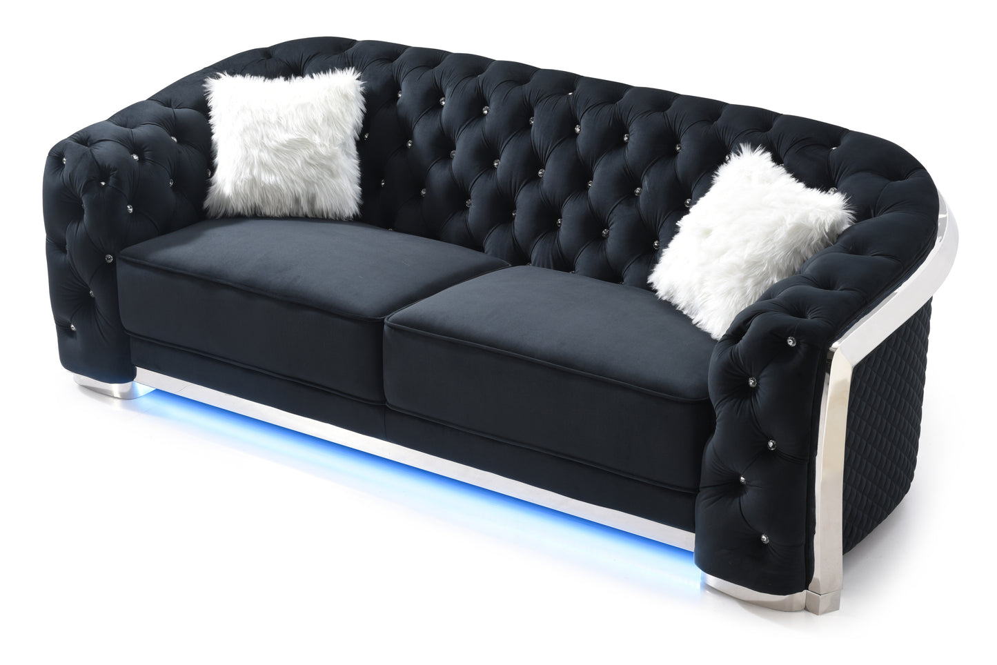 Glory Furniture Sapphire G0593A-S Sofa , Black